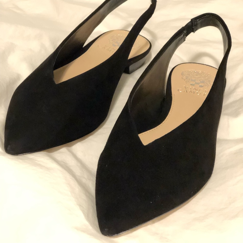 Designer Vintage Black Flats